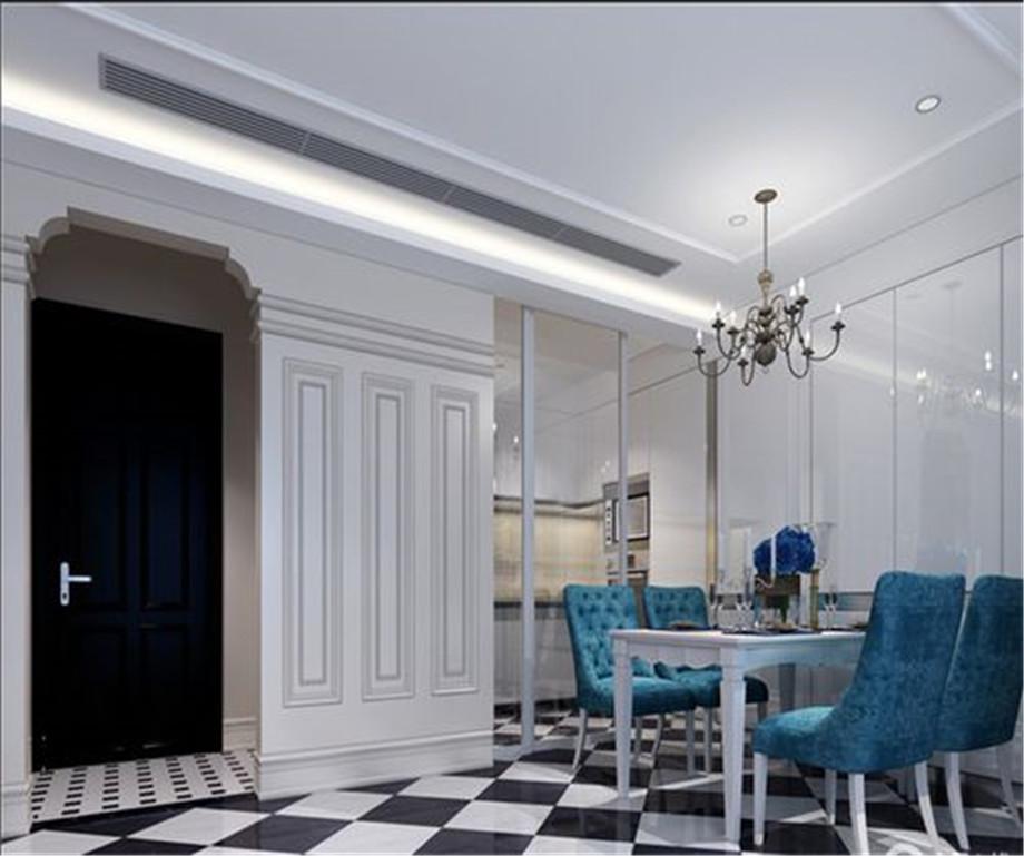 中海開元壹號128平方歐式風格設(shè)計方案