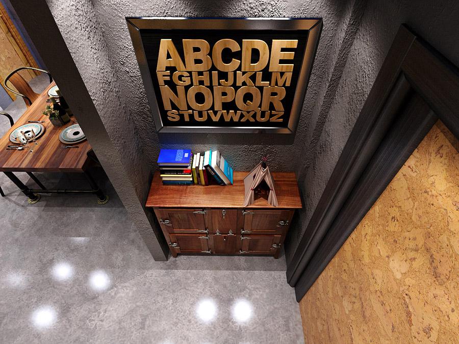 鑫苑大都匯108平米工業(yè)風(fēng)格