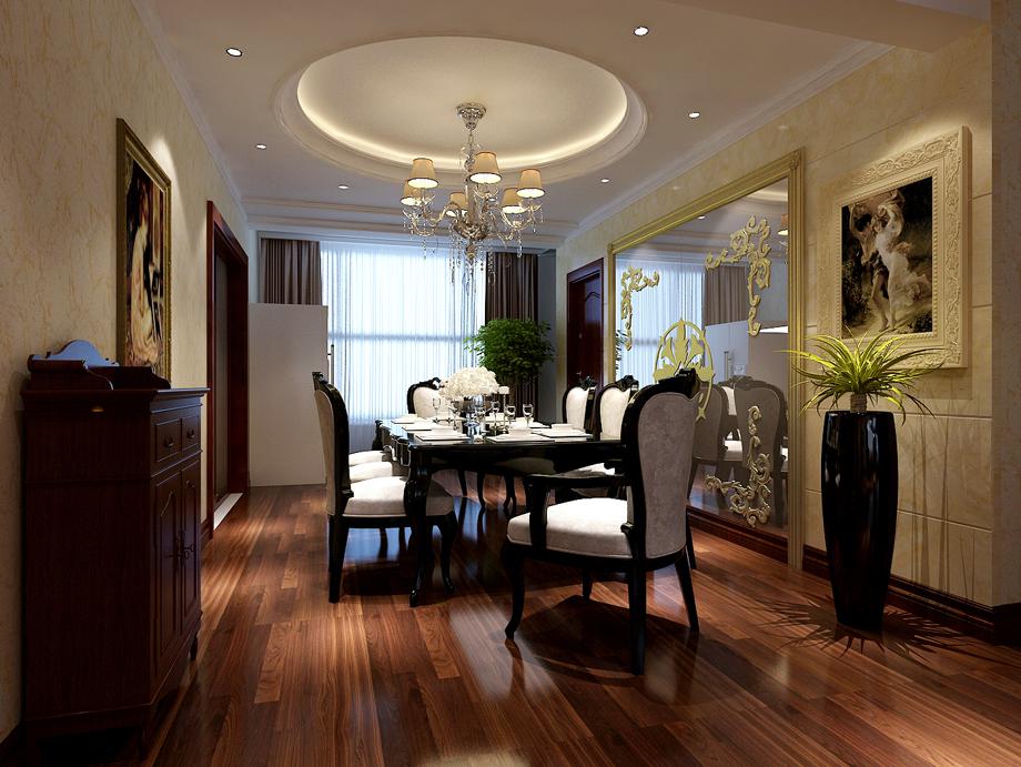 曲江悅180平米簡歐風格