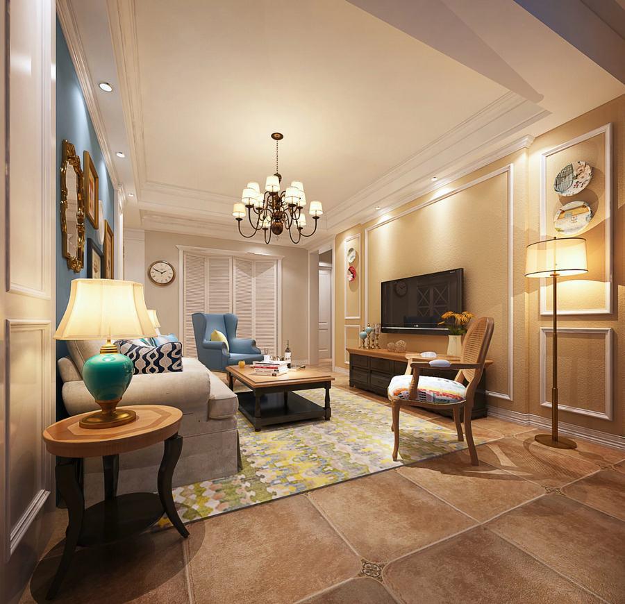 金業(yè)觀湖大第110平方米美式風格