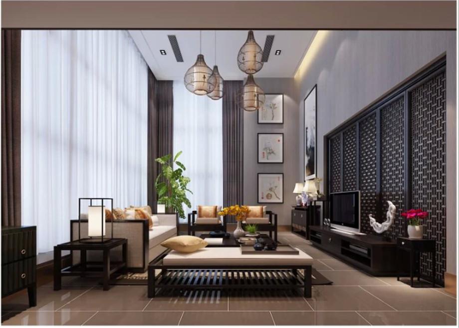 龍湖香醍西岸中式風格設(shè)計方案