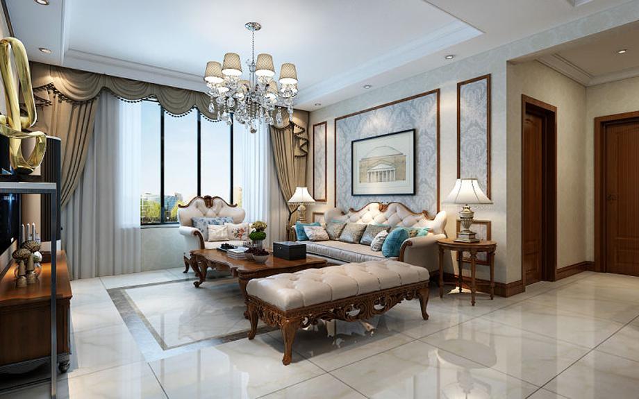 偉業(yè)公館132平簡歐風格