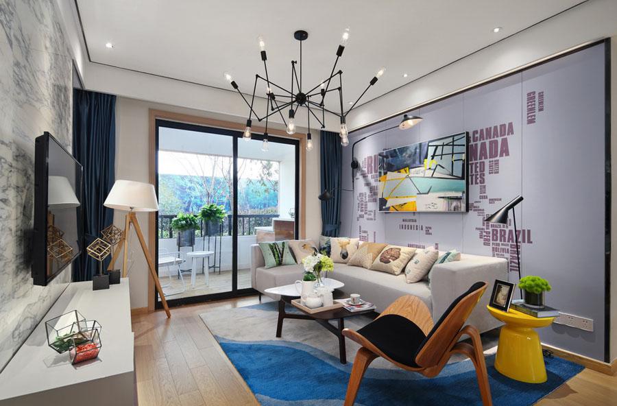 金科天籟城130平米15萬(wàn)現(xiàn)代風(fēng)格