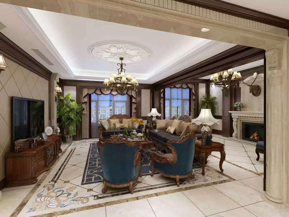 古典美式180平方12萬文景小區(qū)