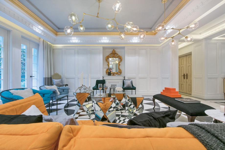 中國(guó)鐵建國(guó)際城180㎡歐式