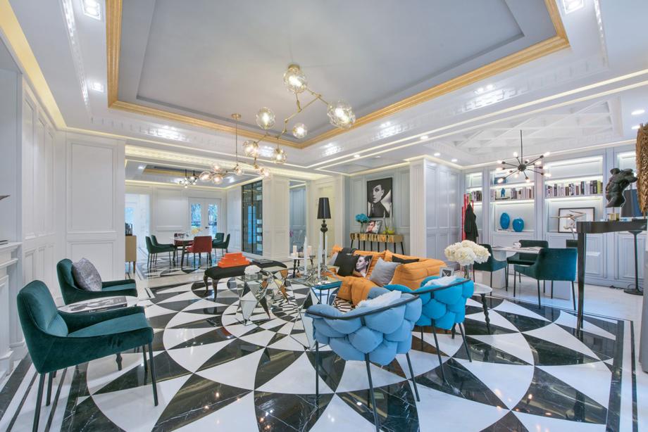 中國(guó)鐵建國(guó)際城180㎡歐式