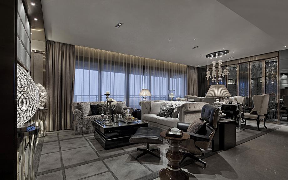 國賓中央?yún)^(qū)130平米現(xiàn)代設(shè)計風(fēng)格