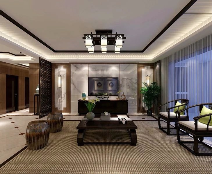 鑫苑大都會112平米 中式風格