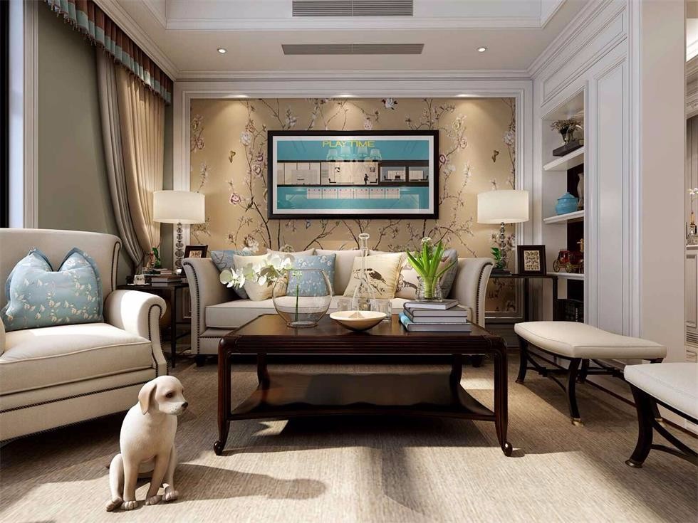 龍湖花千樹140平米美式風(fēng)格