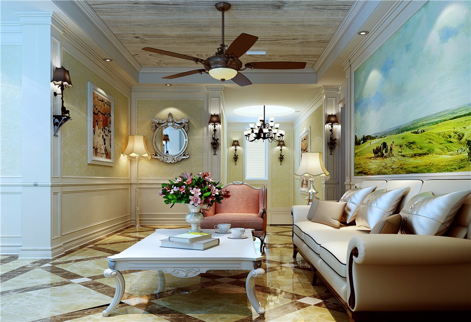 曲江紫汀苑160平米混搭風(fēng)格設(shè)計裝修