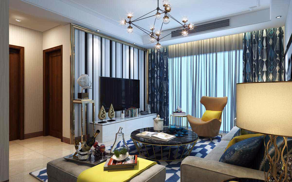 鑫苑大都匯89平方現(xiàn)代簡約