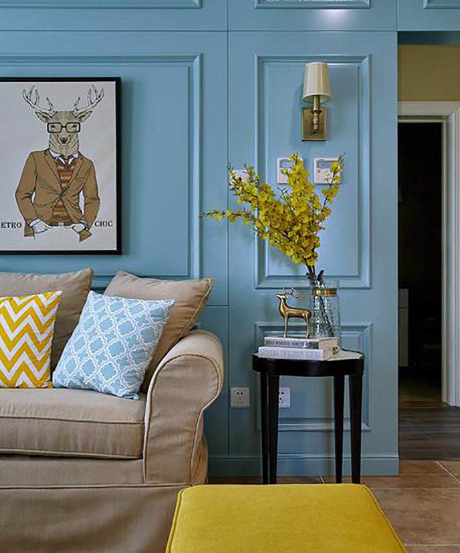 金輝悅府-三居室113平-美式風(fēng)格