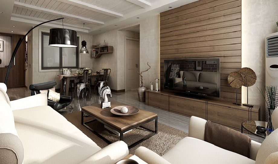 依云小鎮(zhèn)89平米工業(yè)風(fēng)格