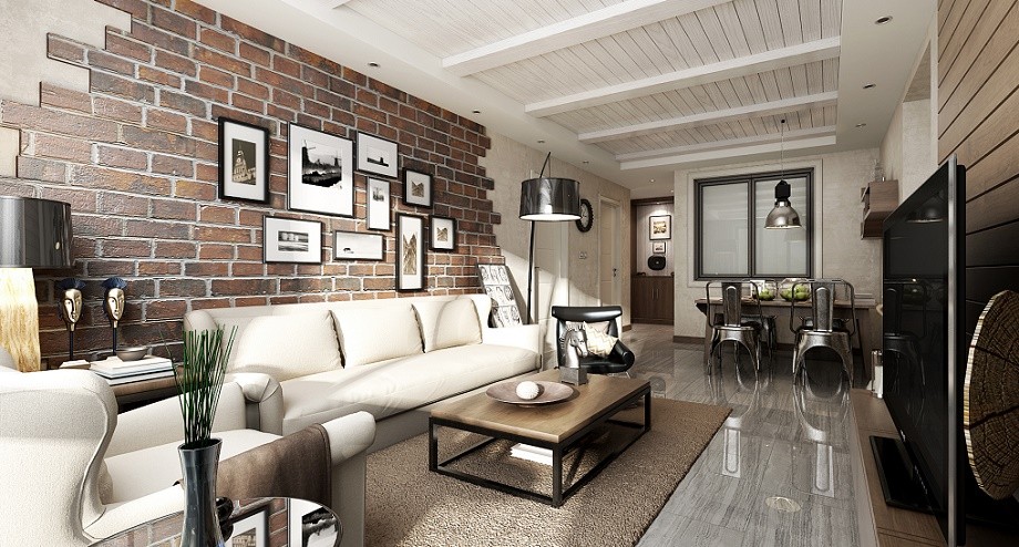 依云小鎮(zhèn)89平米工業(yè)風(fēng)格