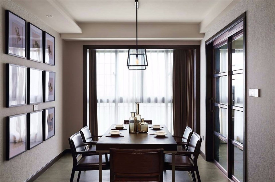 中海開元壹號130平方新中式風格