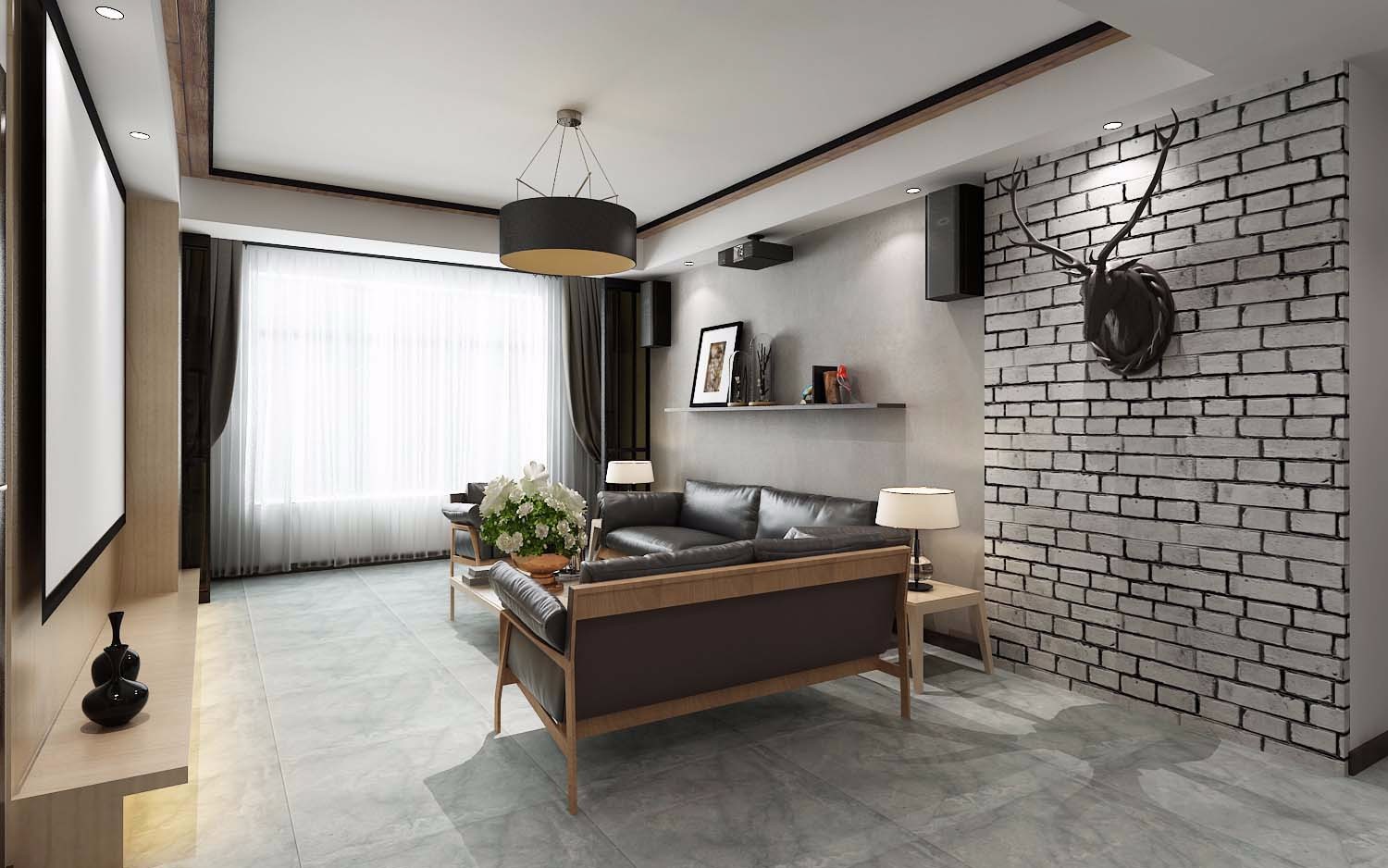 中海開元壹號130平方米現(xiàn)代簡約