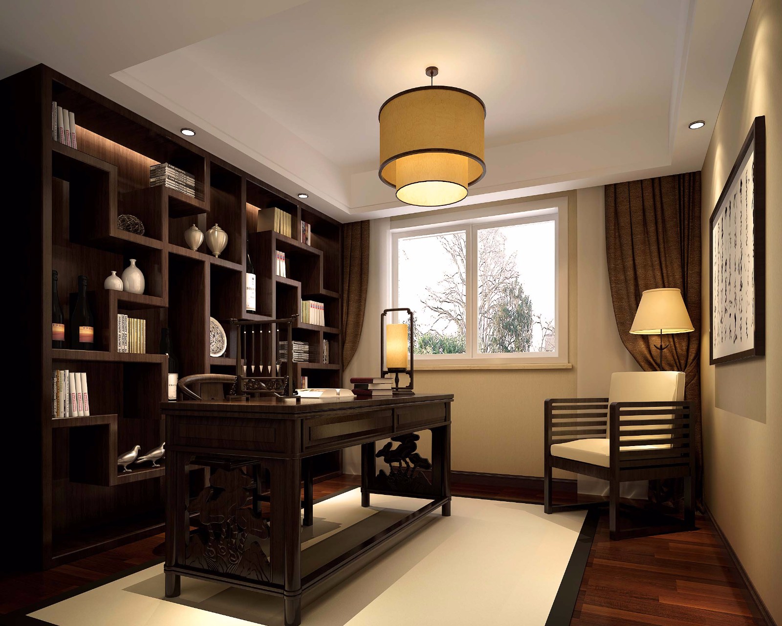 金地湖城大境150平新中式風(fēng)格設(shè)計(jì)方案