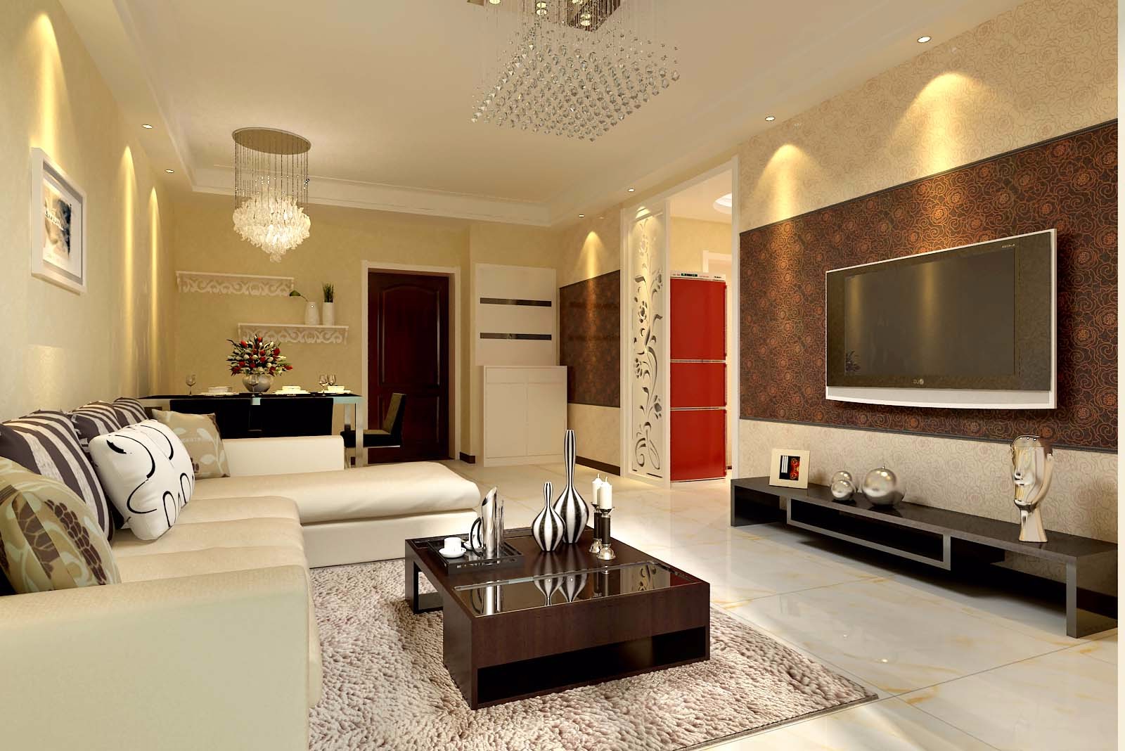 天朗藍(lán)湖樹98平米現(xiàn)代簡約風(fēng)格設(shè)計(jì)方案