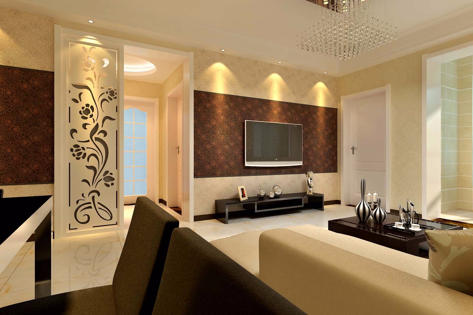 天朗藍(lán)湖樹98平米現(xiàn)代簡約風(fēng)格設(shè)計(jì)方案