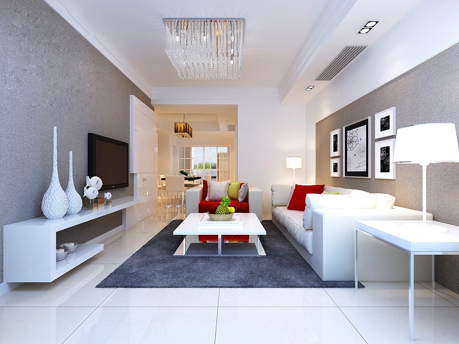 紫薇希望城97平米簡約風(fēng)格