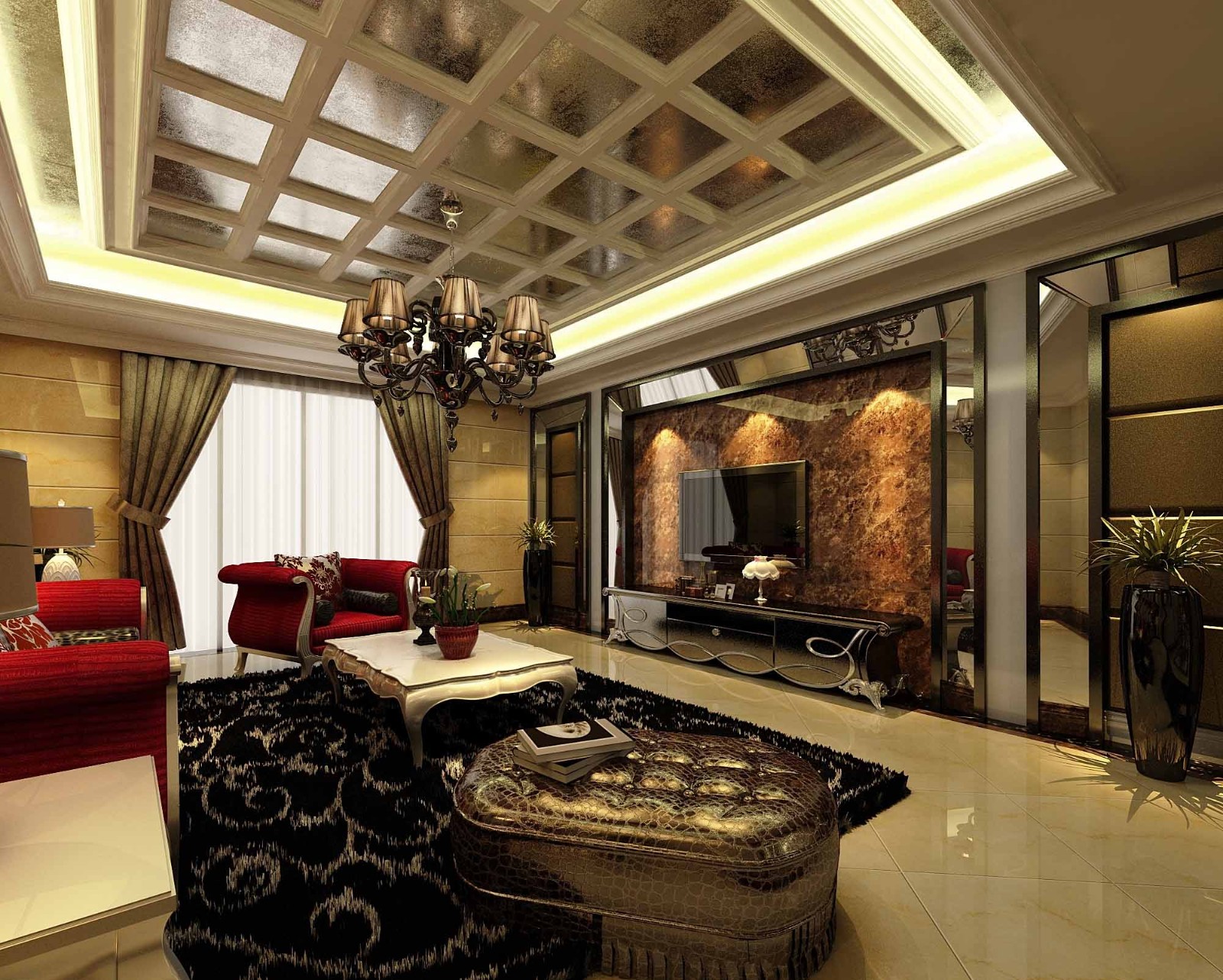 白樺林間180平米簡(jiǎn)歐風(fēng)格設(shè)計(jì)方案