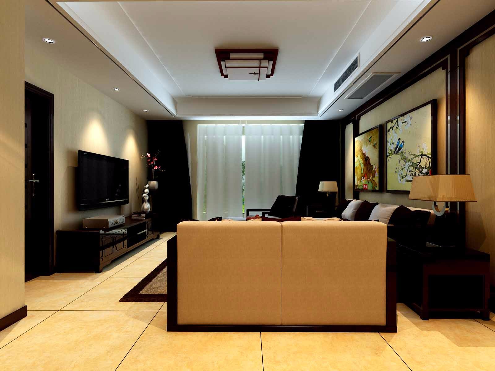 綠地曲江名城小區(qū)150平米新中式風(fēng)格設(shè)計(jì)方案