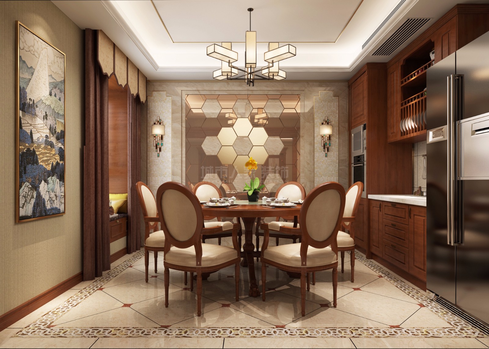 曲江六號/190平米/復(fù)式新中式