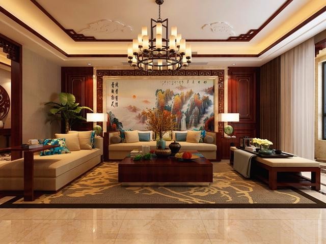 曲江名城/150平米/新中式風格