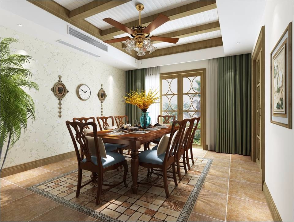 國(guó)色天香/260平米/美式