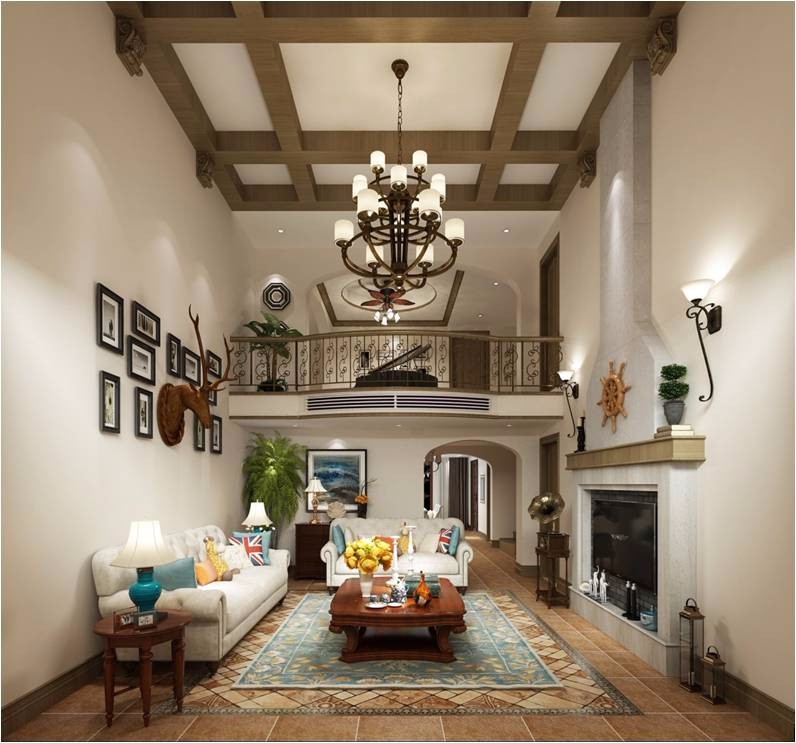 國(guó)色天香/260平米/美式