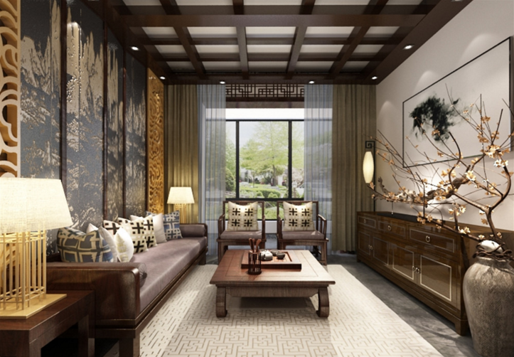 曲江名城/124平米/中式風(fēng)格