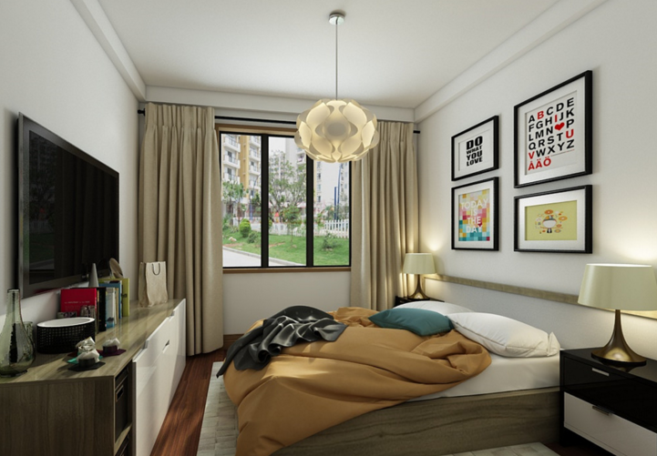 航天城小區(qū)/102平米/現(xiàn)代簡(jiǎn)約風(fēng)格