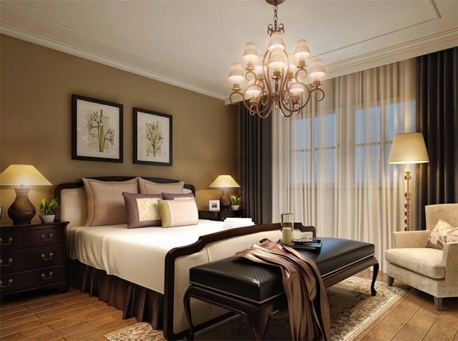 高科尚都100平美式風格設計方案