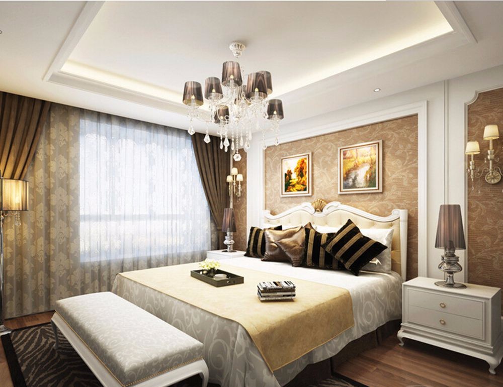 麟鳳尊匯-三居室92平-簡(jiǎn)歐風(fēng)格