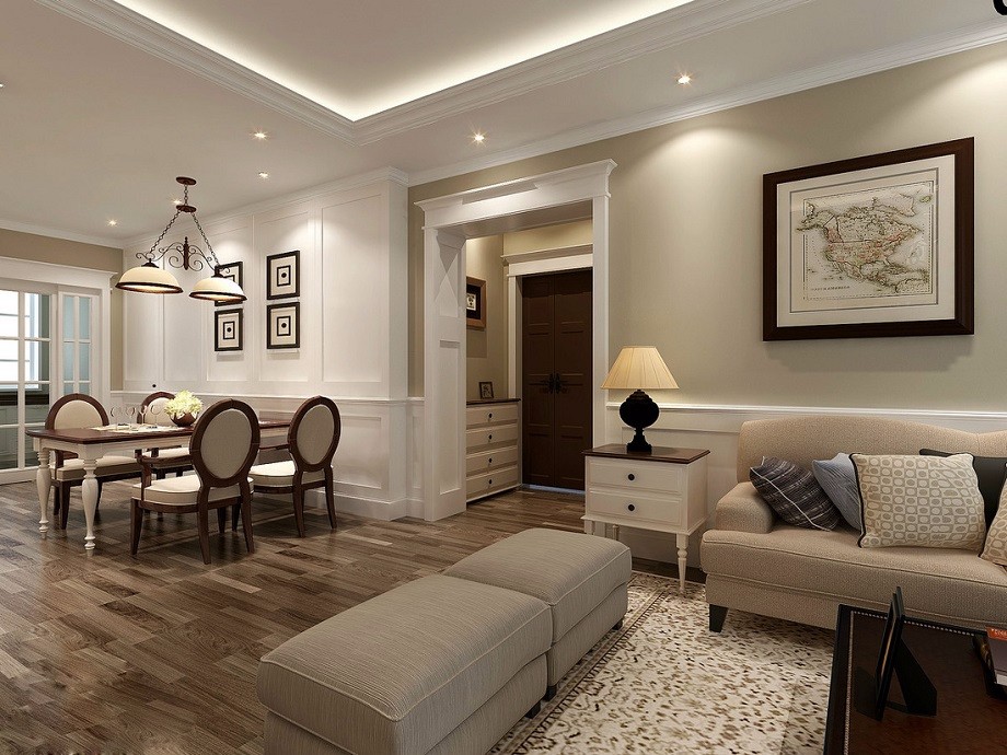 西江月130平米簡(jiǎn)歐風(fēng)格