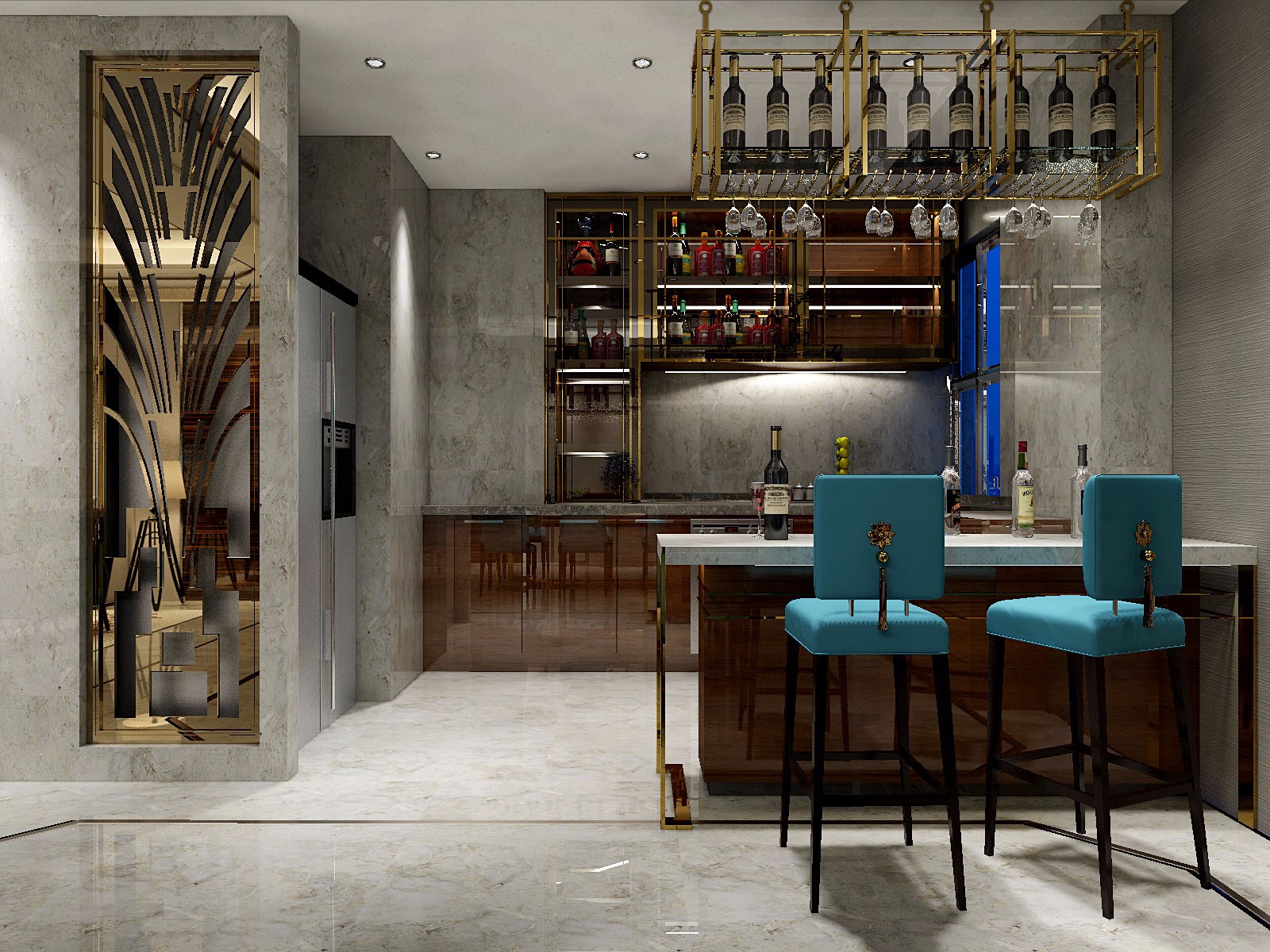 恒天國際城小區(qū)164平米現(xiàn)代簡約風(fēng)格設(shè)計方案