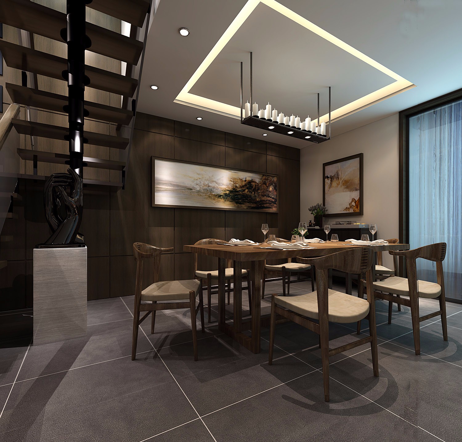 恒大國際城小區(qū)128平米現(xiàn)代簡約風(fēng)格設(shè)計方案