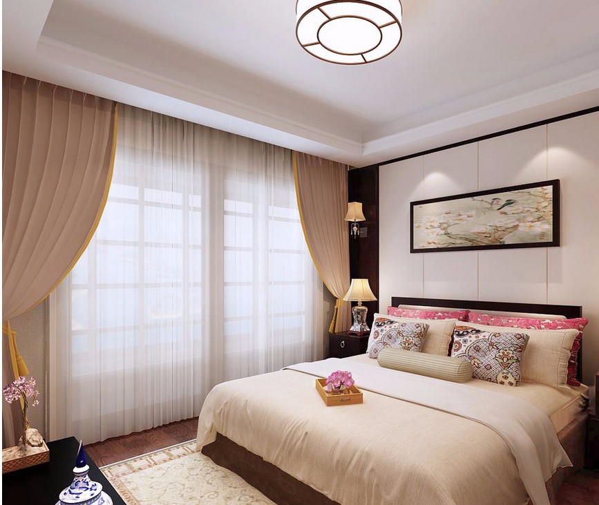 西安綠地曲江名城 179平四居室-新中式風格