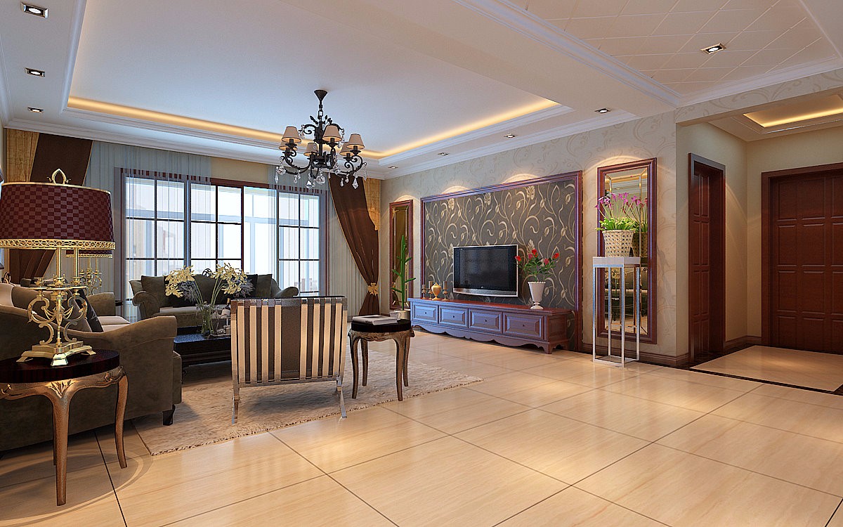 楊凌190平米簡(jiǎn)歐風(fēng)格