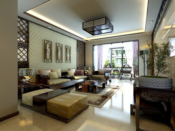 翠竹園/110平米/新中式風格