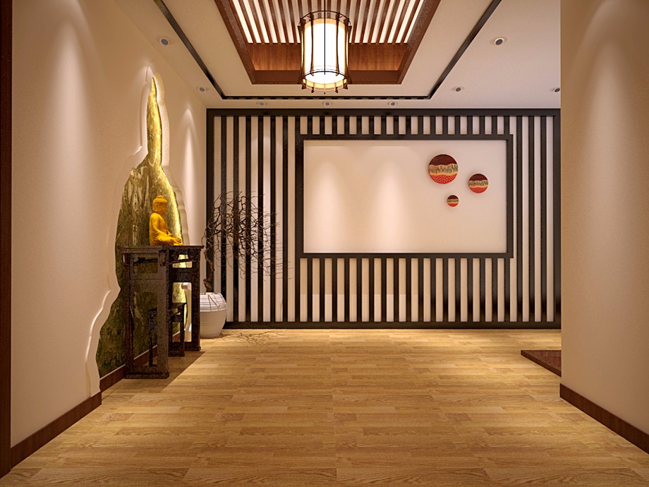 藍(lán)田縣湯峪鎮(zhèn)/260躍層/新中式風(fēng)格