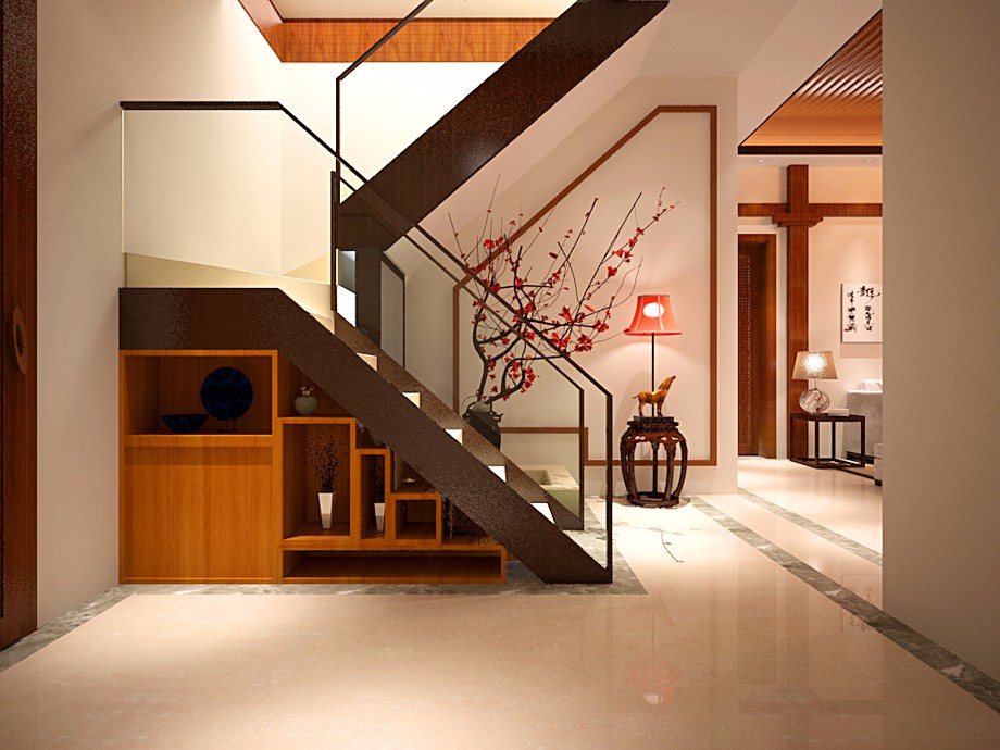 藍(lán)田縣湯峪鎮(zhèn)/260躍層/新中式風(fēng)格