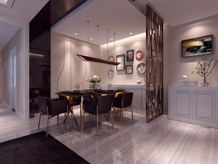 智慧城小區(qū)/120平米/簡(jiǎn)約時(shí)尚風(fēng)