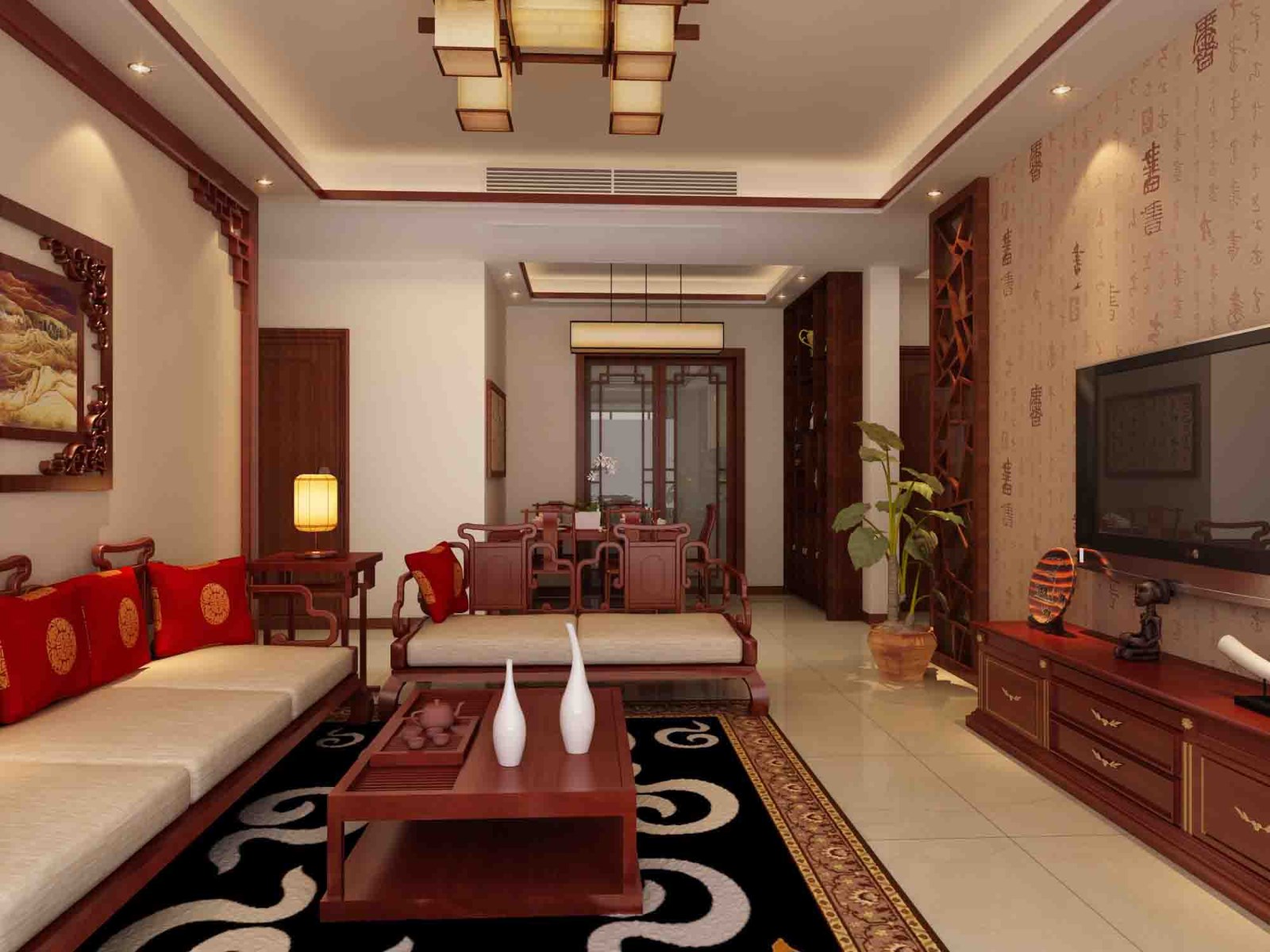 天鵝堡/215平米/新中式風(fēng)格