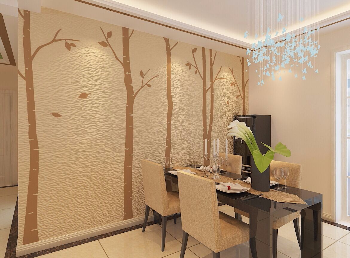 西安龍湖花千樹120平三室 簡約風(fēng)格