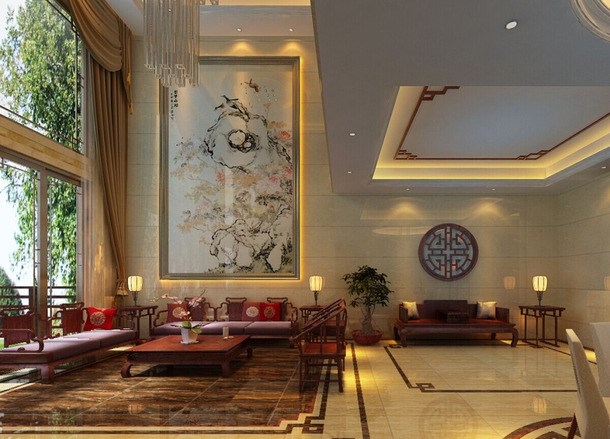 鑫苑大都匯/123平米/中式風(fēng)格