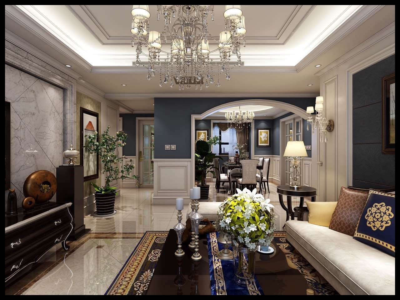 銅雀臺(tái)/128平米/歐式風(fēng)格