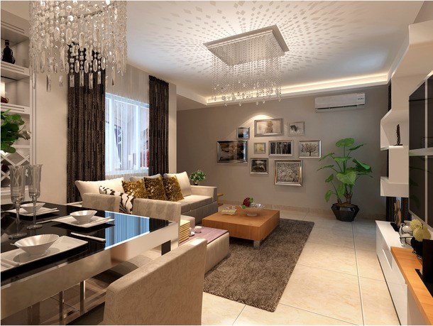 御景城/100平米/中式風(fēng)格