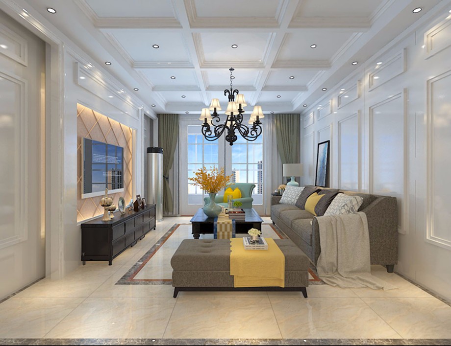 首創(chuàng)漫香郡/110平米/簡歐風格