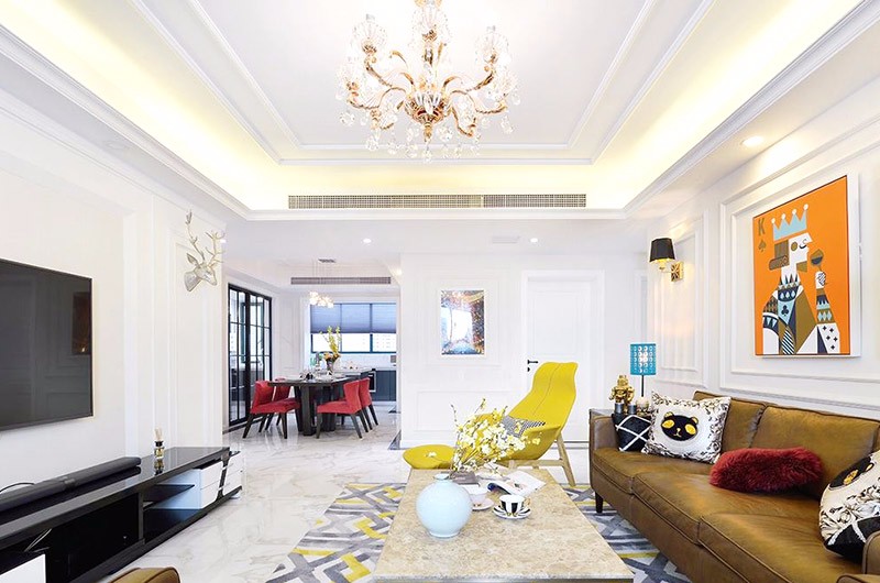 金地翔悅小區(qū)/145平米/時(shí)尚小美式